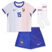 France Marcus Thuram #15 Replica Away Minikit Euro 2024 Short Sleeve (+ pants)